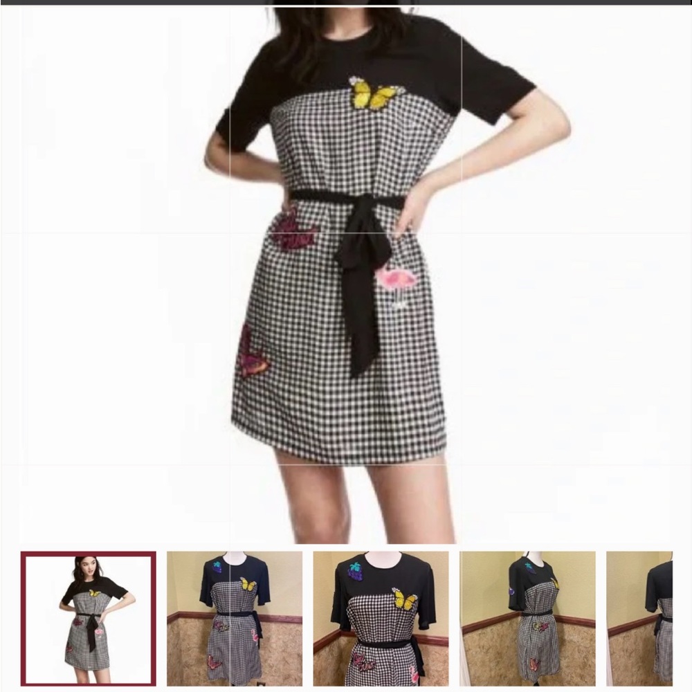 H&M Divided size 10 appliqué embellishments